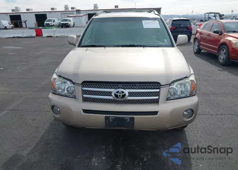 2006 Toyota Highlander Hybrid V6 из США, поврежденный, VIN JTEEW21A760003599